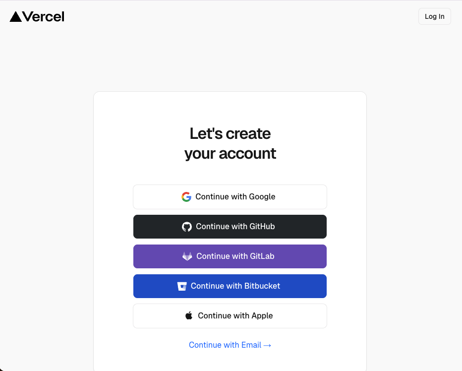 Googleアカウントで登録画面